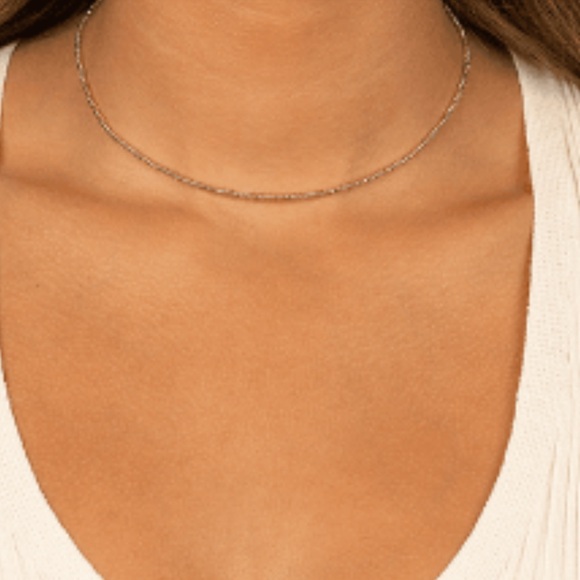 Adina Eden Jewels Dainty Beaded Chain Choker - Picture 6 of 9
